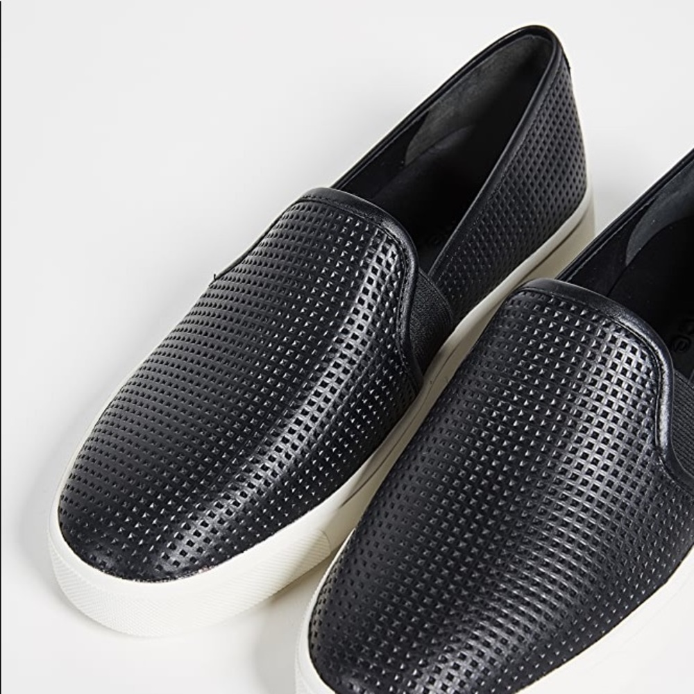 Vince Blair Leather Slip On Sneakers
